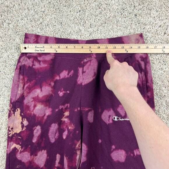 Champion Athleticwear Sweatpants Size Small Red White Tie Dye Drawstring - Picture 9 of 10